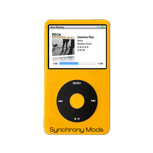 iPod Video 5 Gen mejorado, color Amarillo.
